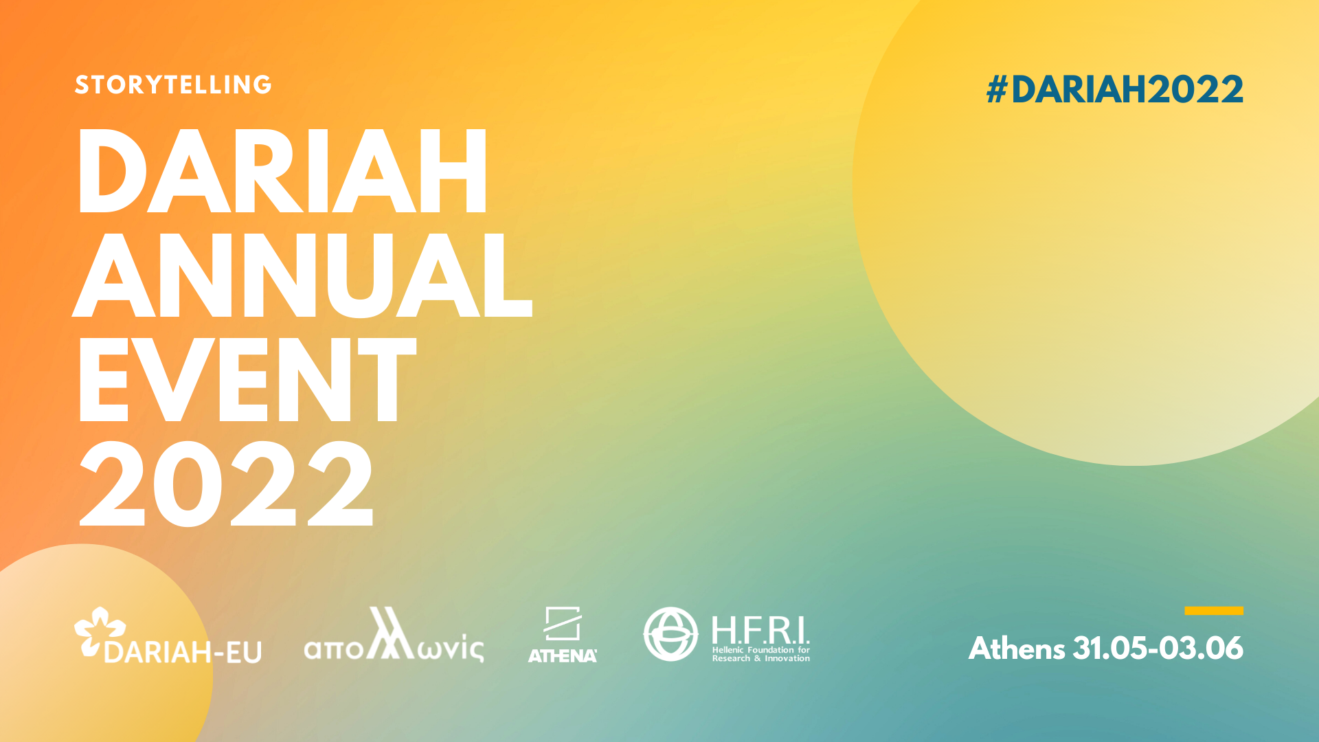 DARIAH Annual Event 2022 comes to Athens!